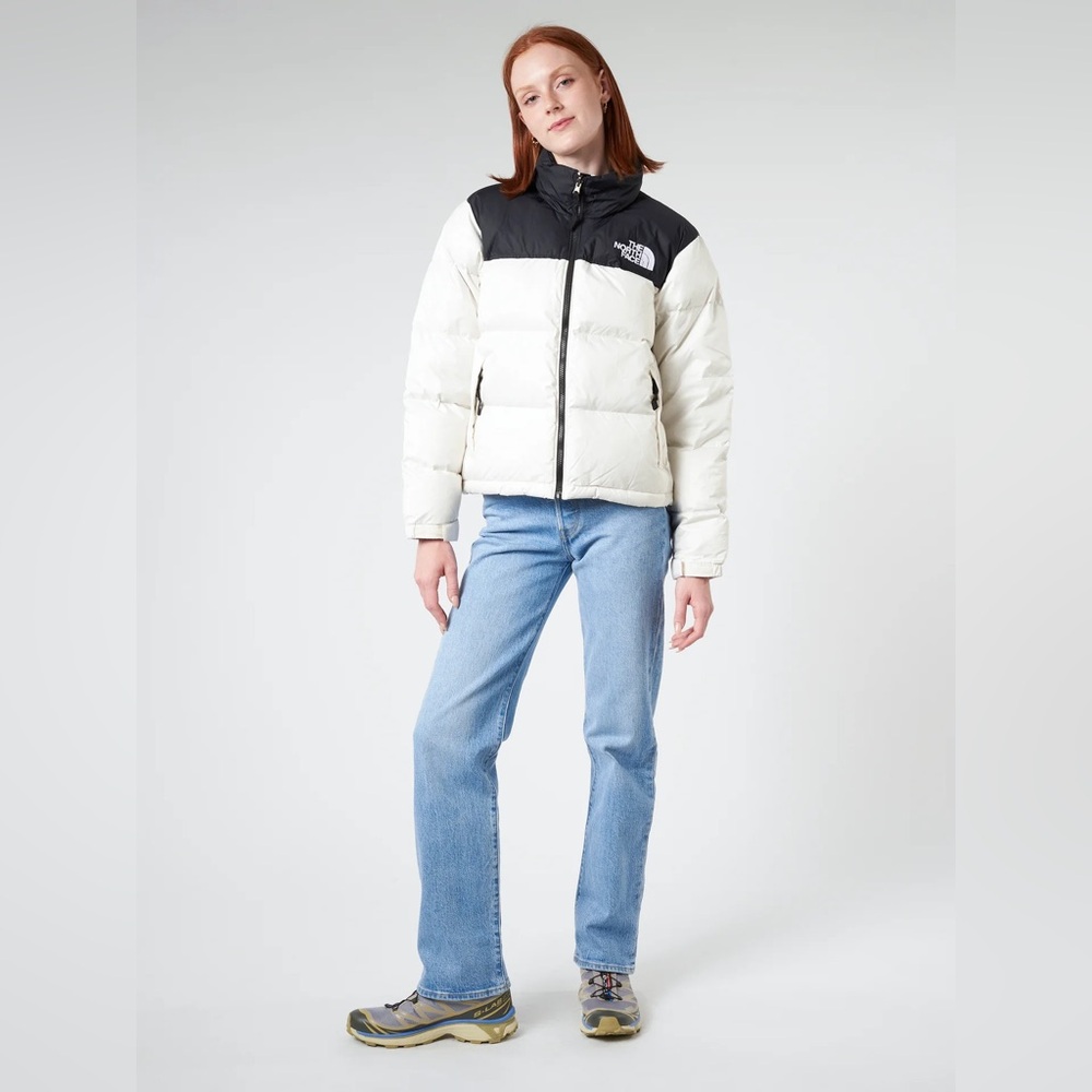 The North Face 1996 Retro Nuptse Jacket Gardenia White/TNF Black Small - Picture 5 of 16